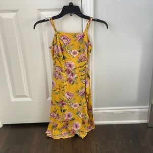 yellow sun dress/cover up